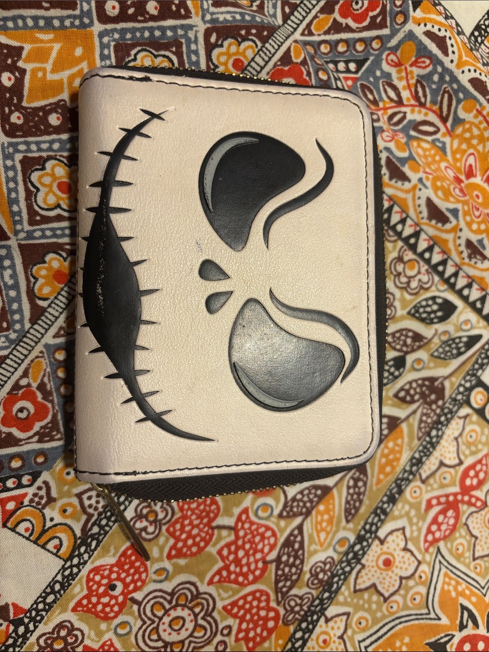 Loungefly Nightmare Before Christmas Jack Skellington Wallet Used